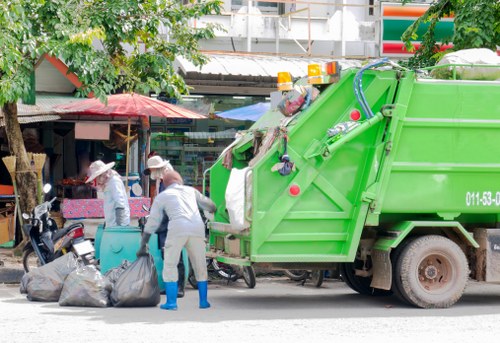 Recycling bins and waste management in Hampstead