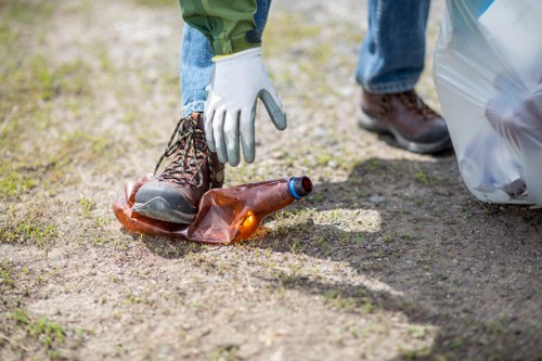 Professional team handling builders waste clearance